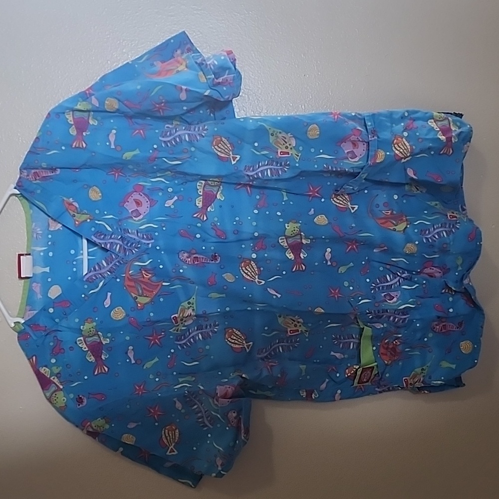 Scrub top 100% cotton size M